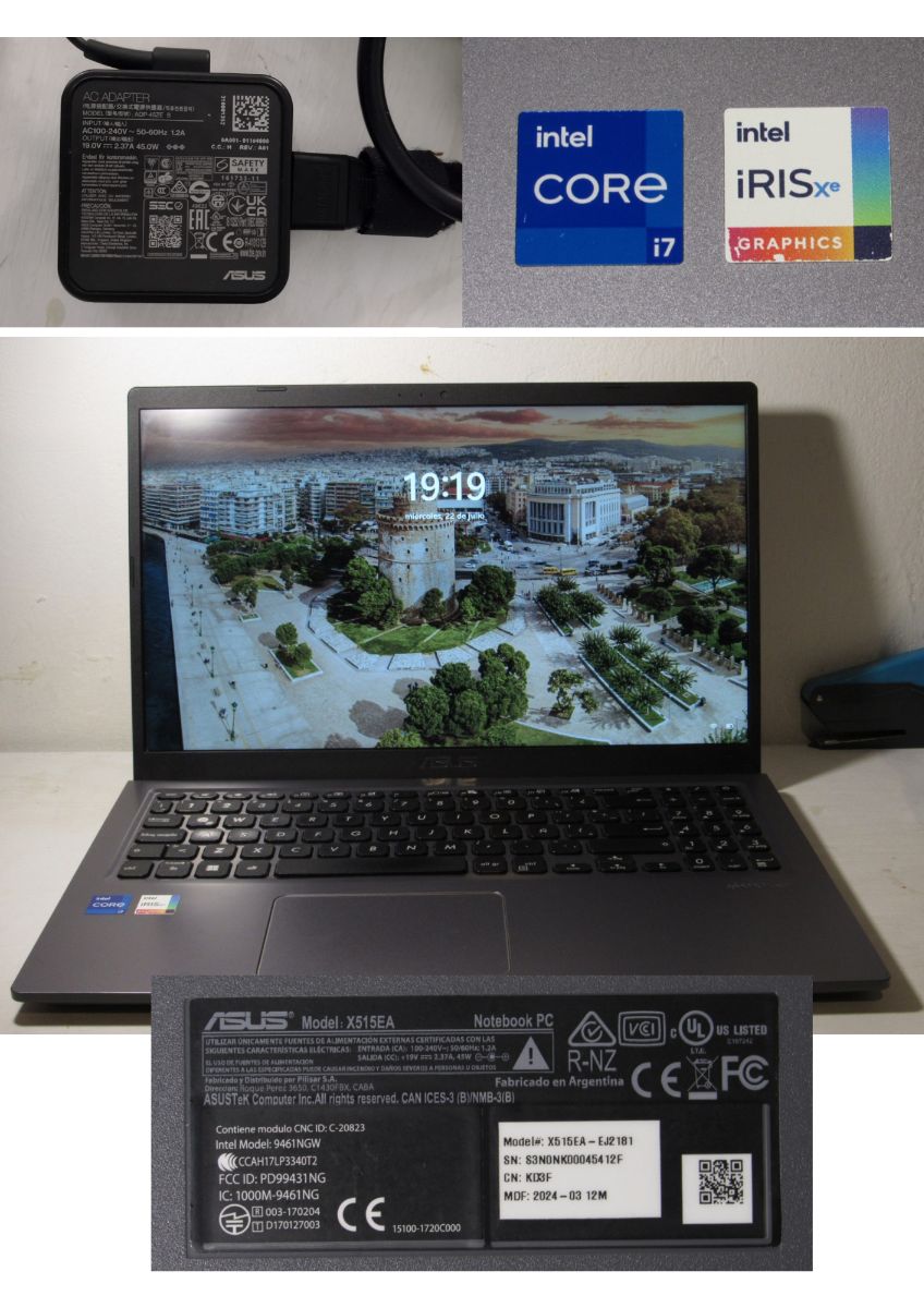 NOTEBOOK ASUS X515EA  Intel Core i7 | 8GB RAM | 512GB