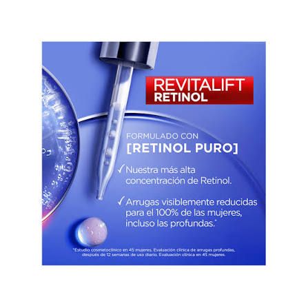 ✨ Sérum Revitalift Retinol Puro L'Oréal Paris (Azul) – 100% Original ✨