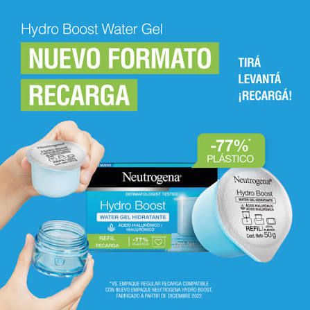 💙 Repuesto Neutrogena Hydro Boost Water Gel FACIAL– 100% Original 💙💌