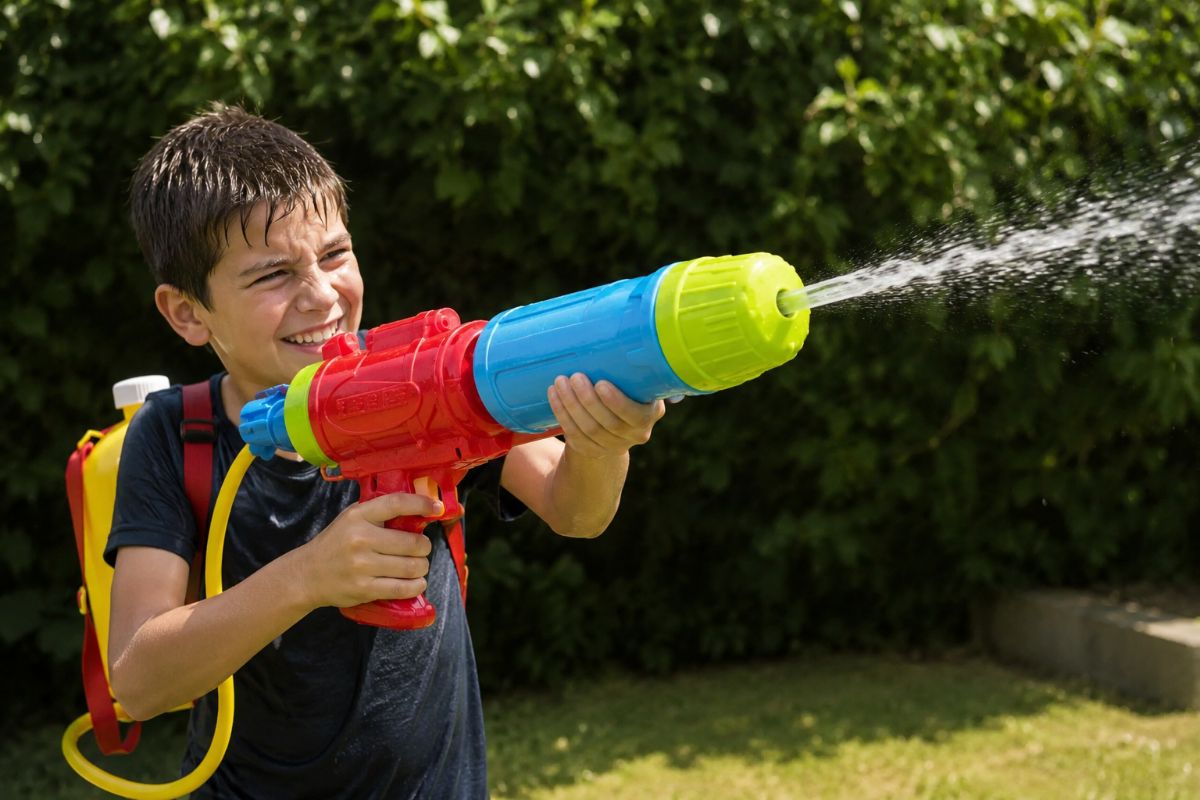 Pistola De Agua Antex TX7000 Con Mochila 1,5 L