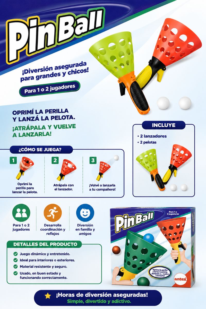 Juego PinBall Antex 2 Jugadores