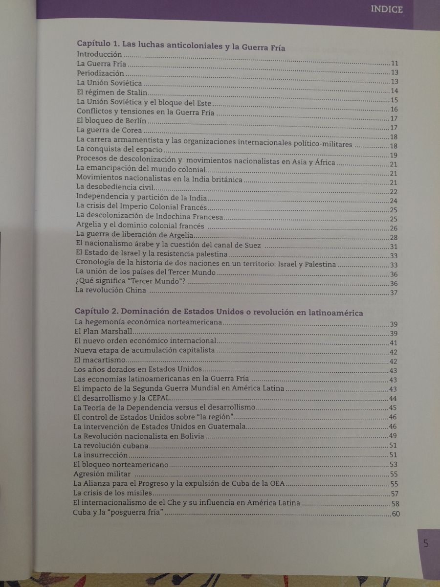 Libro educativo "Historia V"