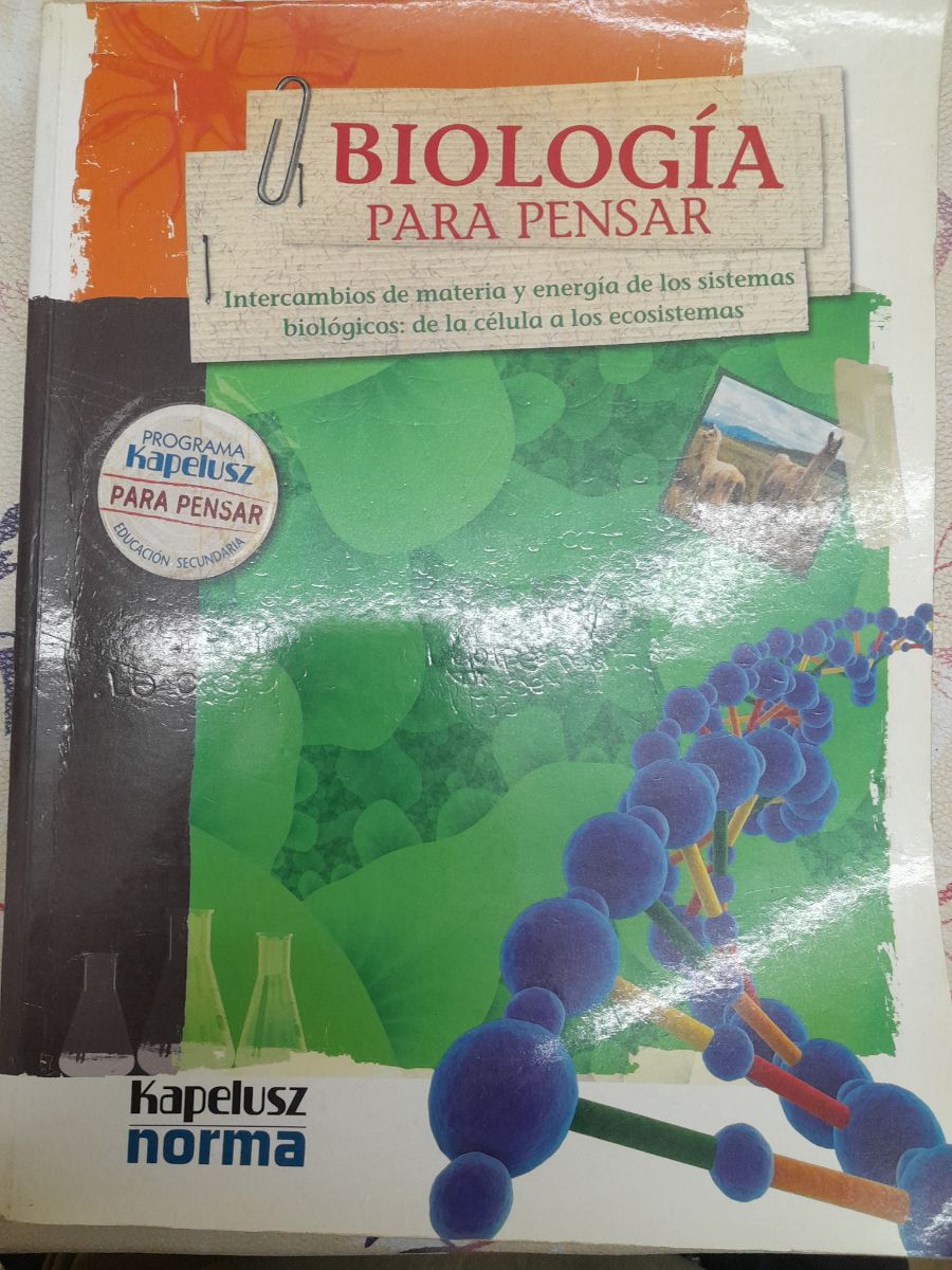 Libro educativo "Biología para pensar"