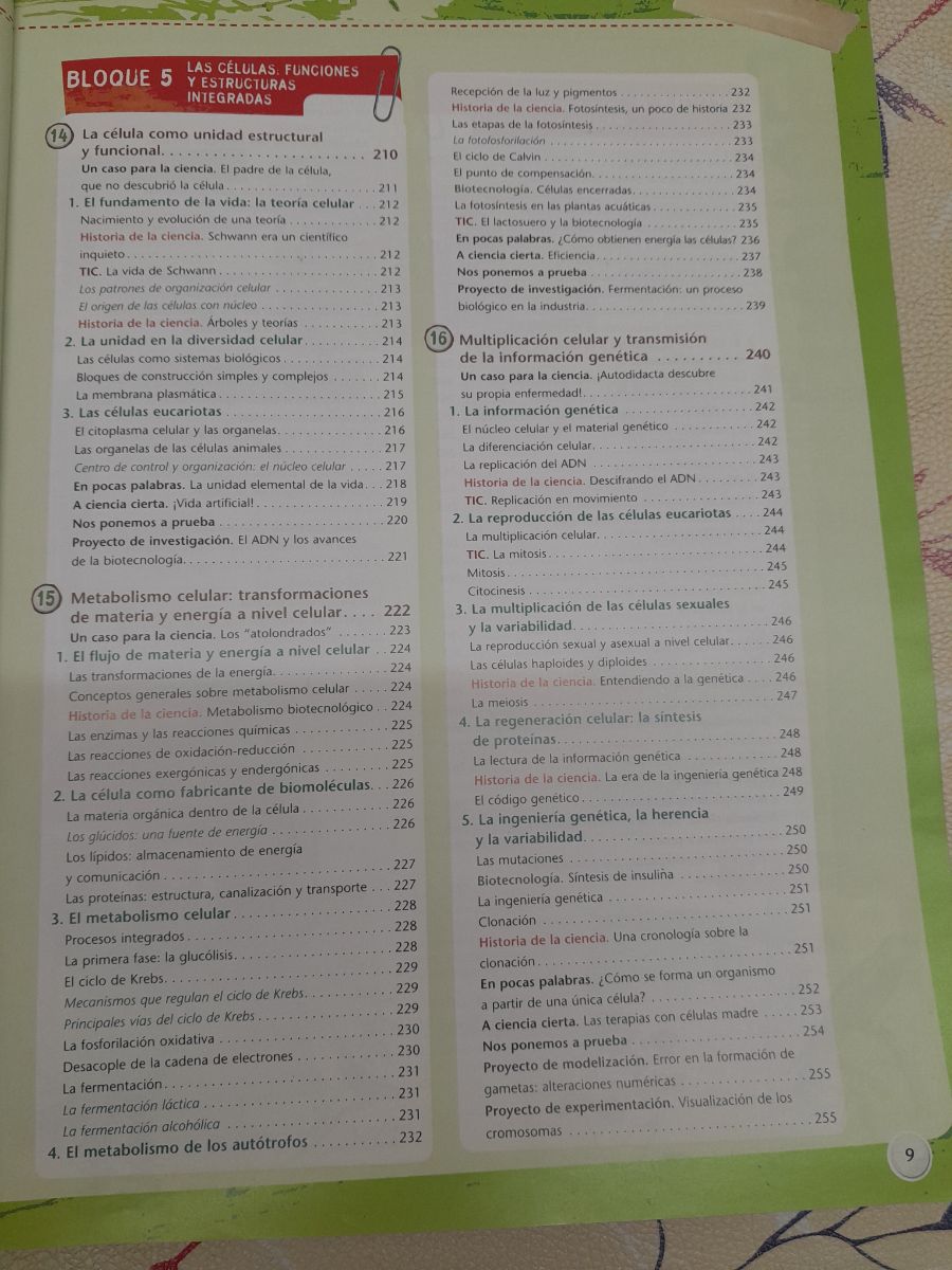 Libro educativo "Biología para pensar"